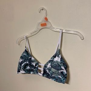 floral bikini top